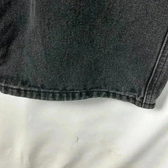 Wake Women’s Black Baggy Y2K Button Fly Carpenter/Cargo Style Wake Patches 2XL - Picture 8 of 12